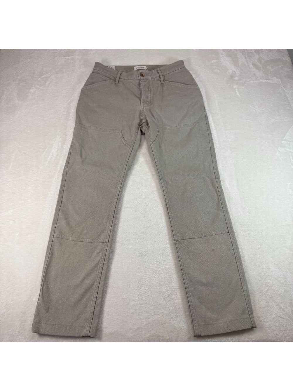 Taylor Stitch The Chore Pant Boss Duck Tan Canvas Double Knee Mens 29 Hemp Cotto